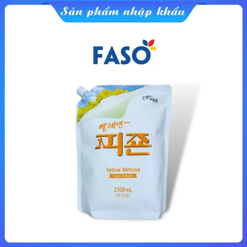 Nước xả vải Pigeon Mimosa vàng 2100ml