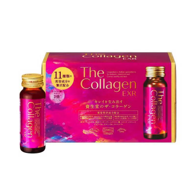 Lốc 10 Chai Nước Bổ Sung Collagen Đậm Đặc The Collagen EXR 50ml Nhật Bản