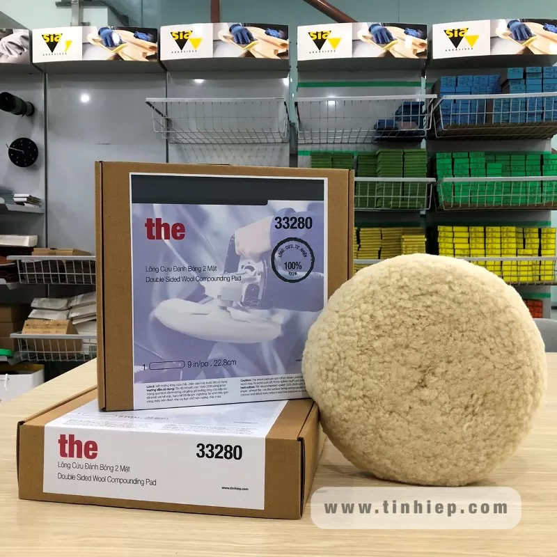 Lông cừu đánh bóng 2 mặt 9″ THE 33280
