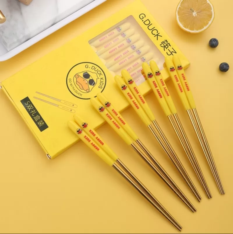 Set 5 Đôi Đũa Hình Vịt