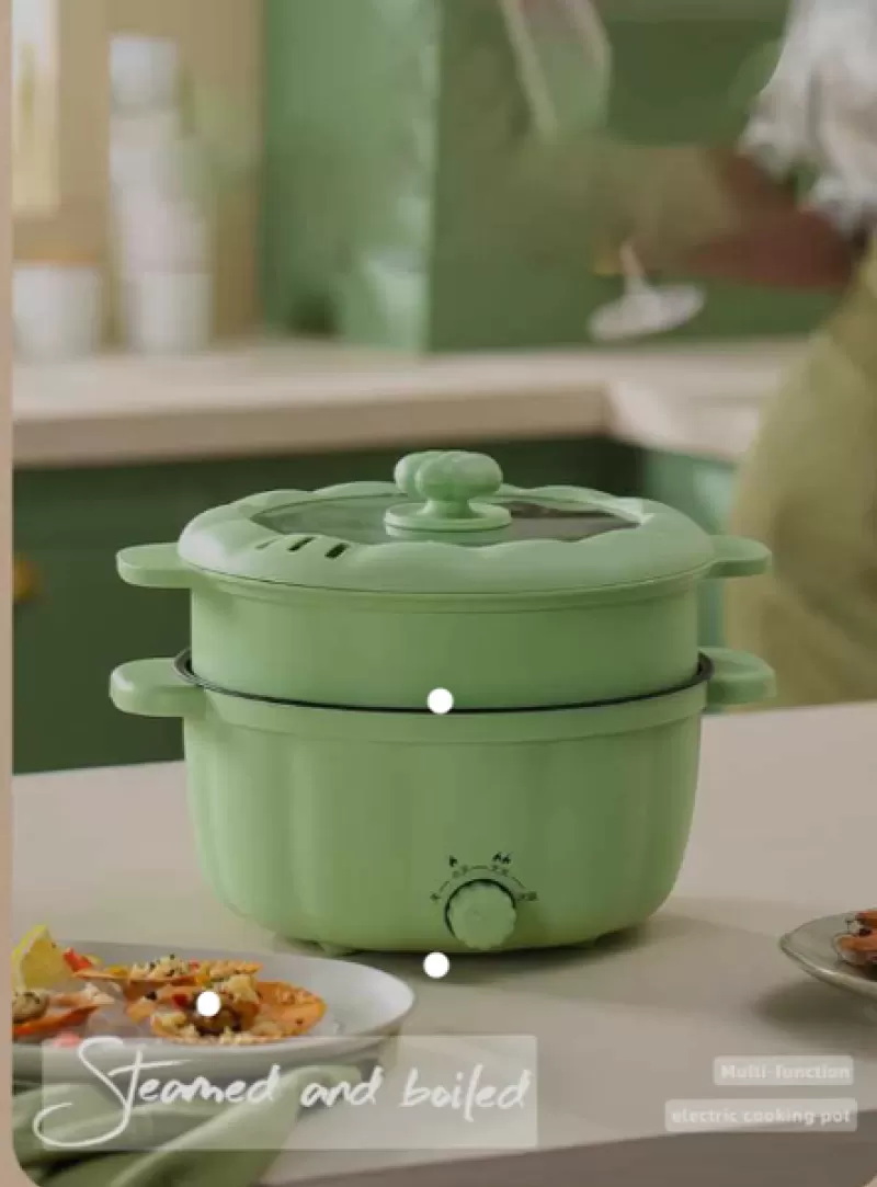Nồi Lẩu Điện Bí Ngô 2 Tai 28cm ( Thùng 18 )