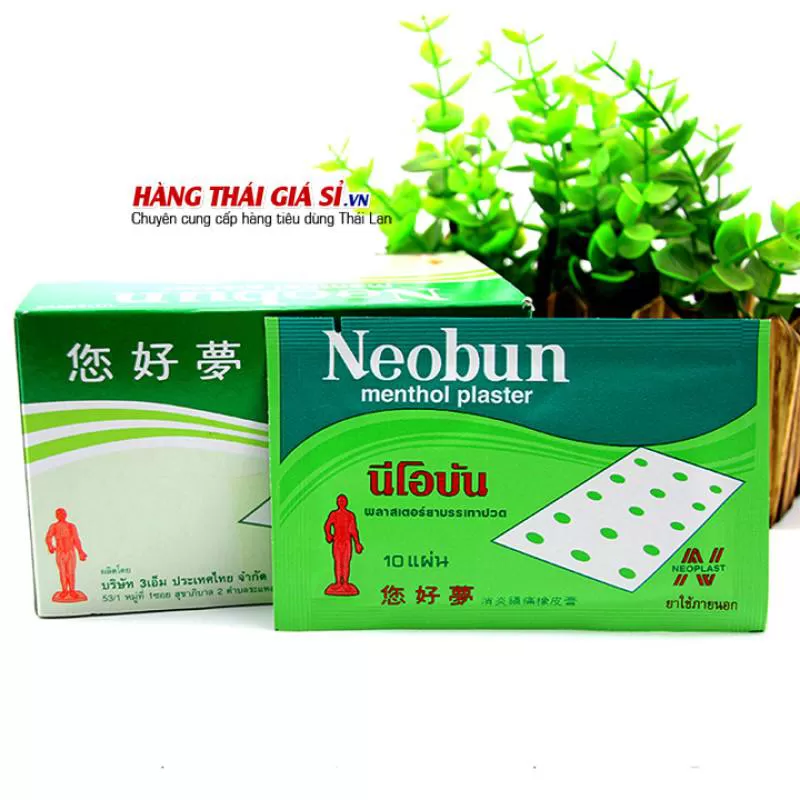 Miếng dán giảm đau Neobun Menthol Plaster