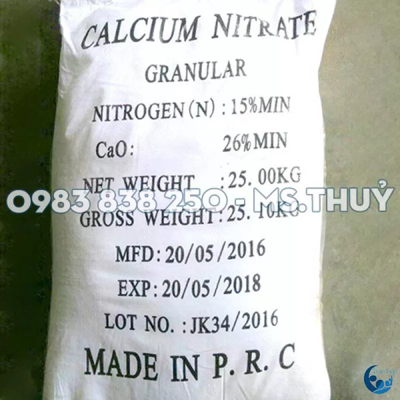 Calcium Nitrate Tinh Khiết