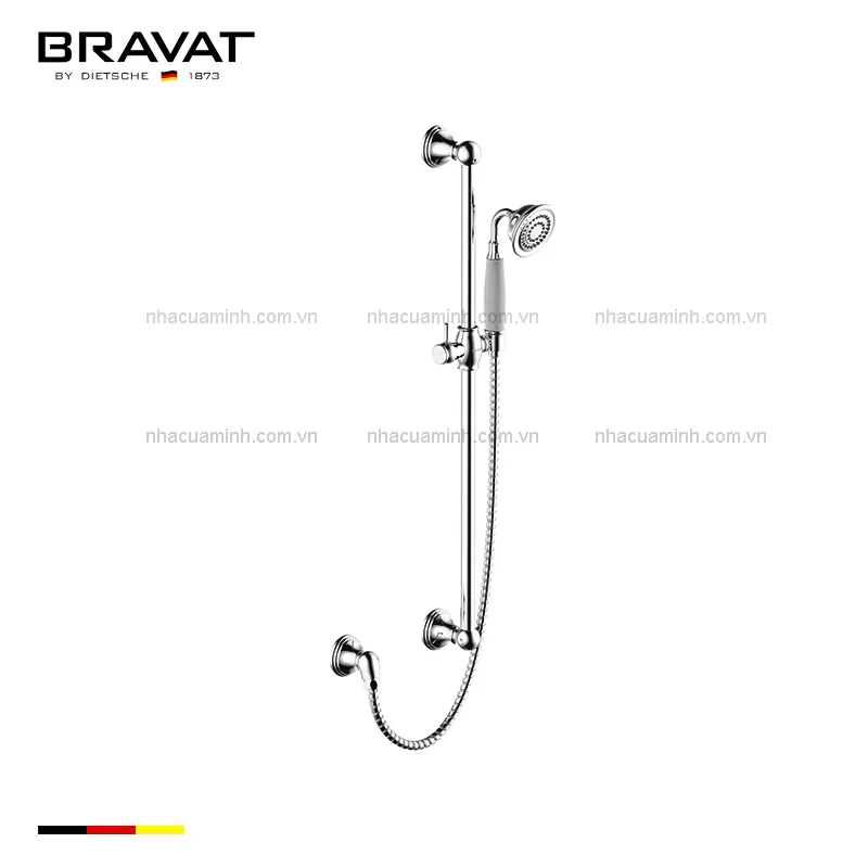 Vòi hoa sen tắm Bravat D278CP-ENG có thanh trượt
