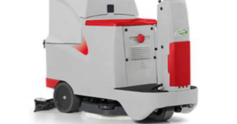 Xe chà sàn liên hợp ngồi lái EuroMac Model ERM B70 sử dụng bình ắcquy