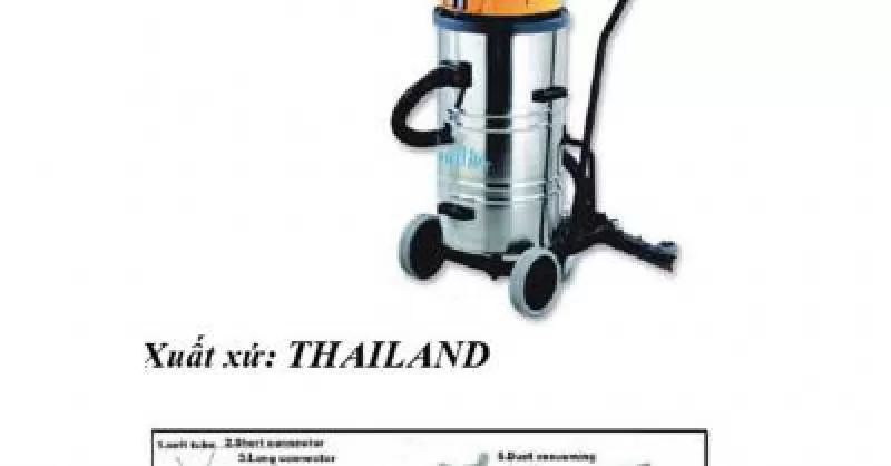 Máy hút bụi nước Công Nghiệp CLEAN TECH CT 823A (03 motor)
