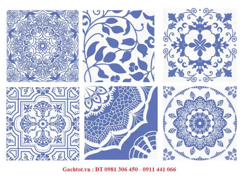 Gạch trang trí hoa văn 15x15 Prime 18002