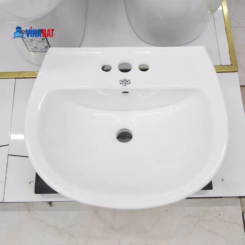 Chậu treo tường Macbolo MBLC03 3 lỗ