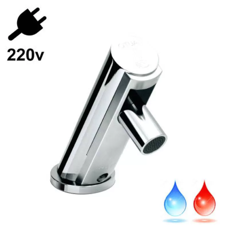 Vòi rửa lavabo cảm ứng nóng lạnh Inax AMV-90K (220V) 