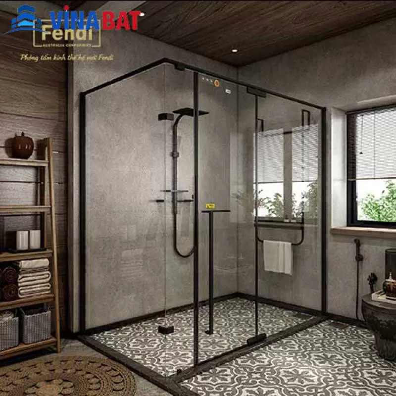 Vách kính tắm Fendi FMG-2X4 - VinaBAT