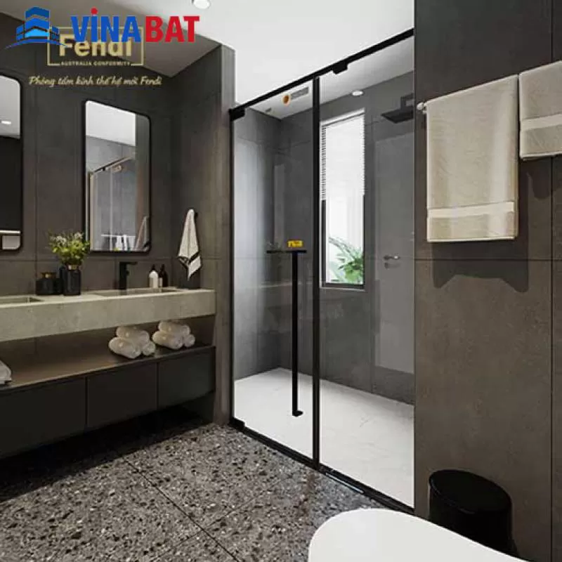 Vách kính tắm Fendi FMP-2X2 - VinaBAT
