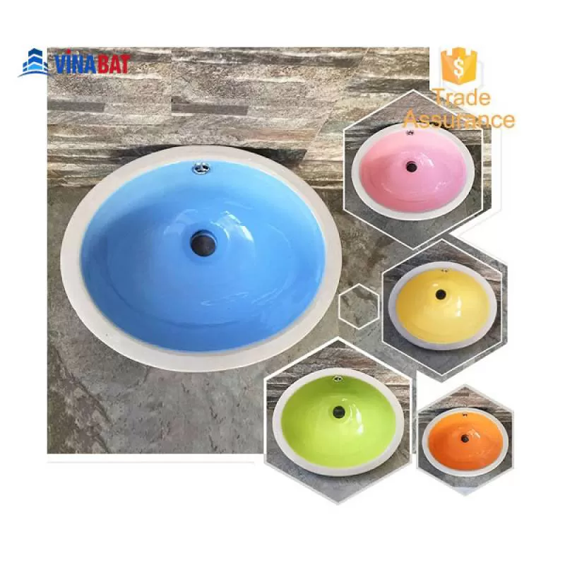 Chậu lavabo trẻ em âm bàn nhiều màu sắc HN0213