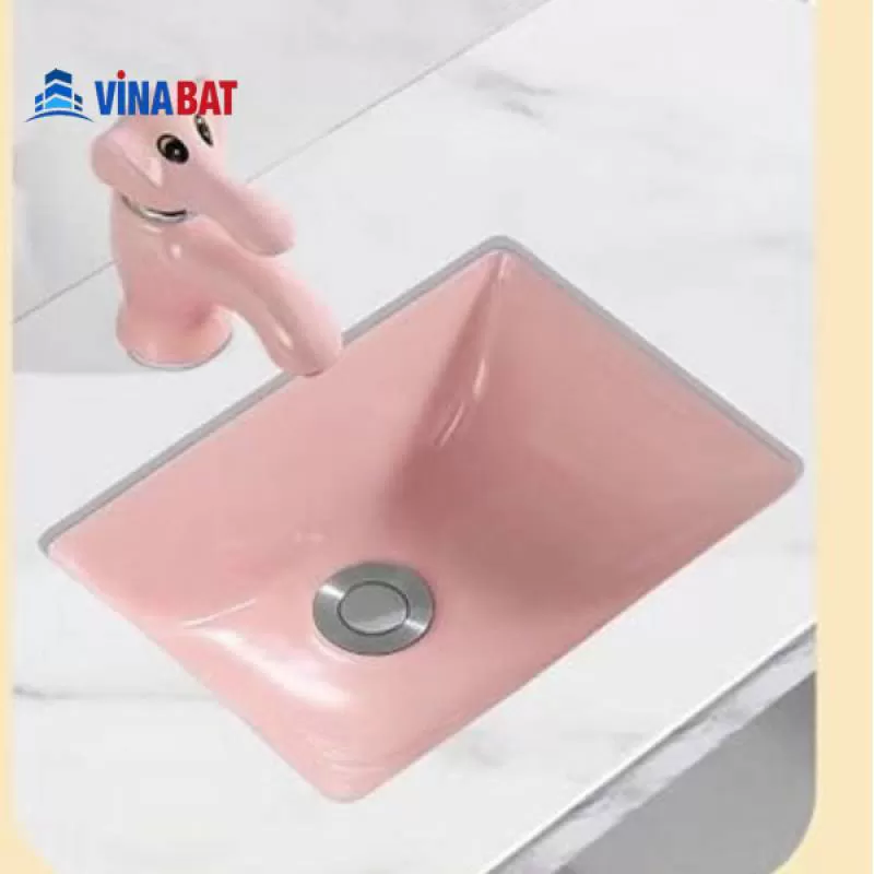 Chậu lavabo trẻ em âm bàn nhiều màu sắc HN0207