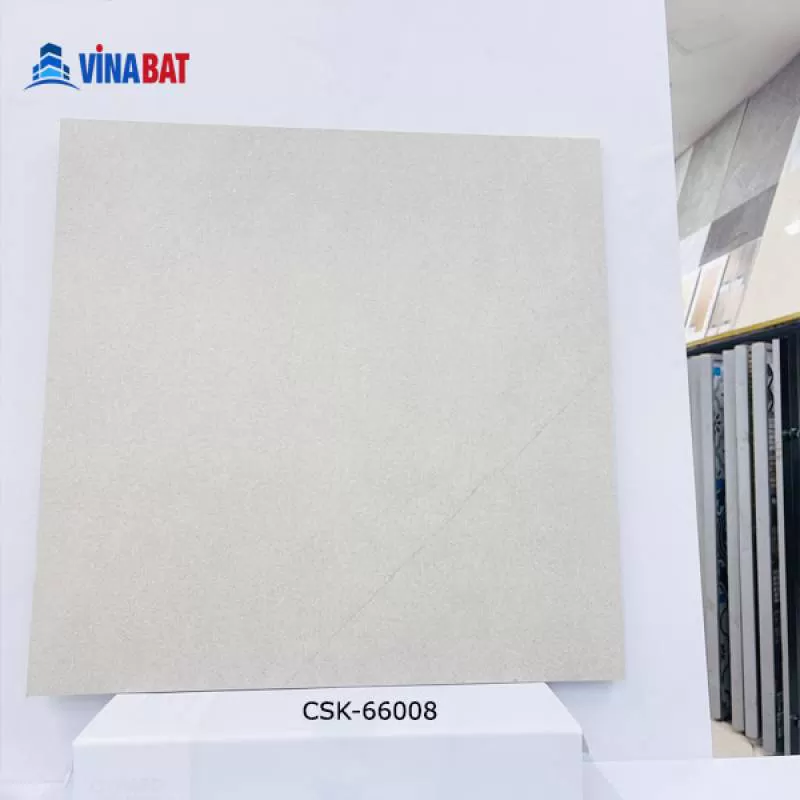Gạch lát nền Grand 60x60cm CSK66008 granit màu ghi men matt