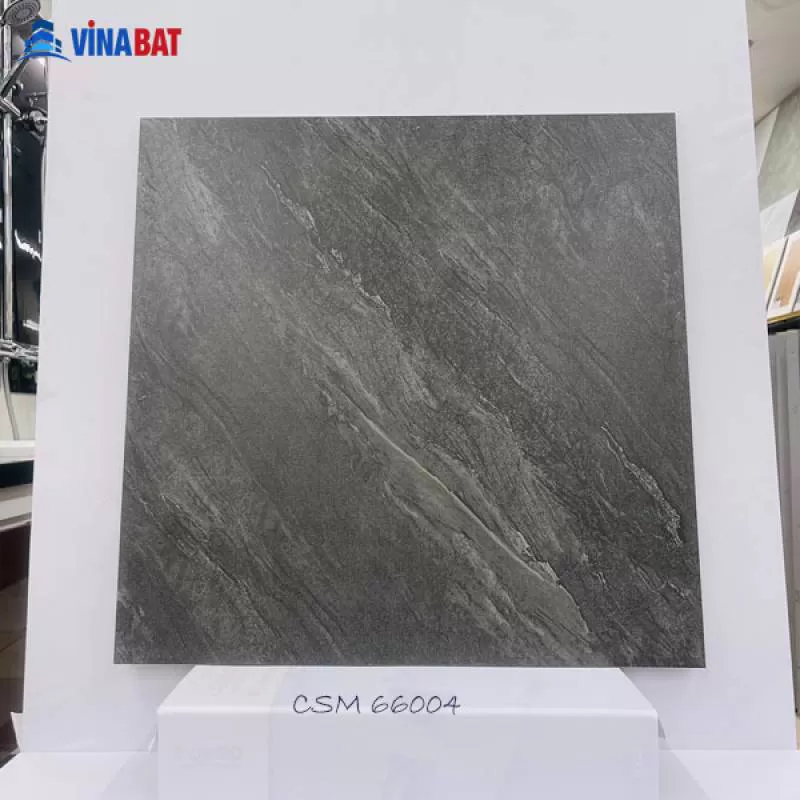 Gạch lát nền Grand 60x60cm CSM66004 granit vân đá ghi nhạt men matt