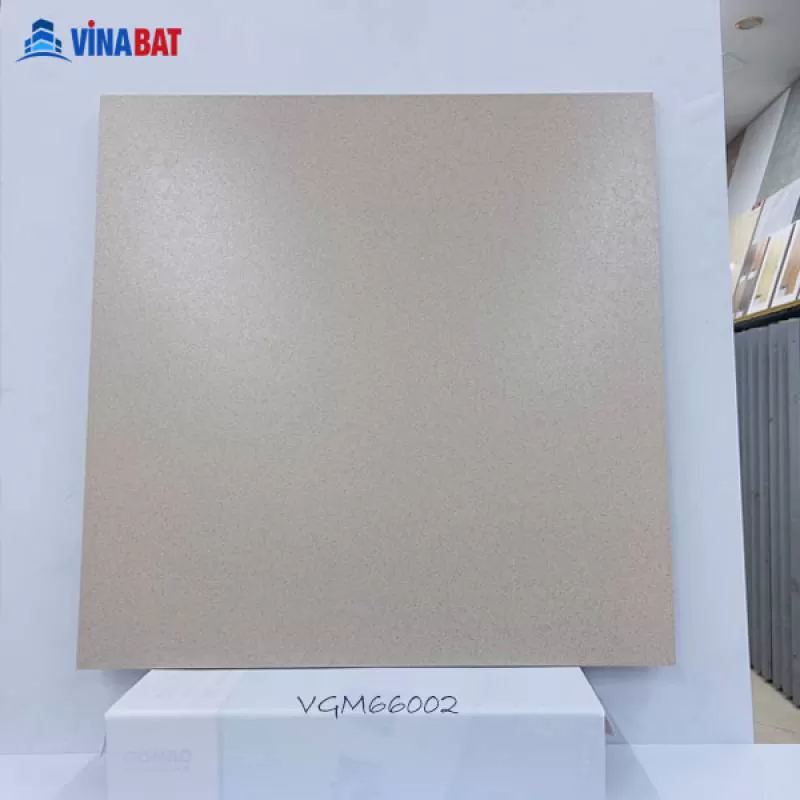 Gạch lát nền Grand 60x60cm VGM66002 đồng chất granit màu nâu vàng