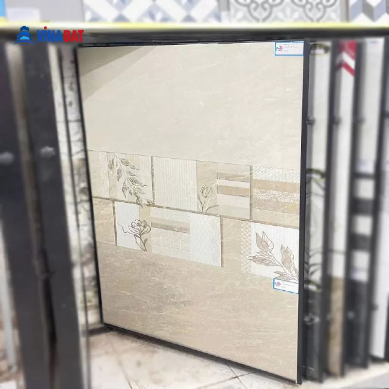 Gạch ốp lát royal 40x80cm VG4085HN-VG4086HN vân đá vàng bóng
