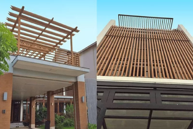 Báo giá lam chắn nắng gỗ nhựa ngoài trời giá rẻ mới nhất 2023