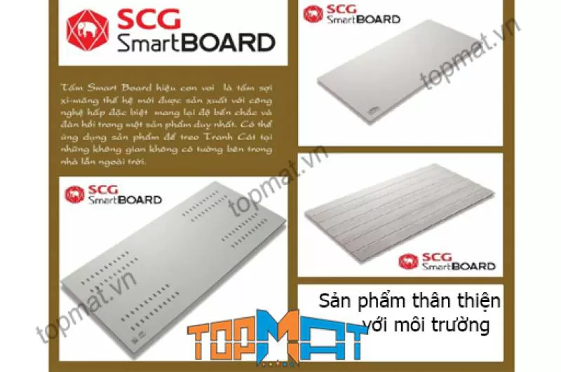 Tấm Cemboard Smartboard 1220 x 2440 x 4 mm