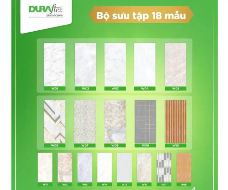Tấm xi măng vân đá Vĩnh Tường Mẫu W16 