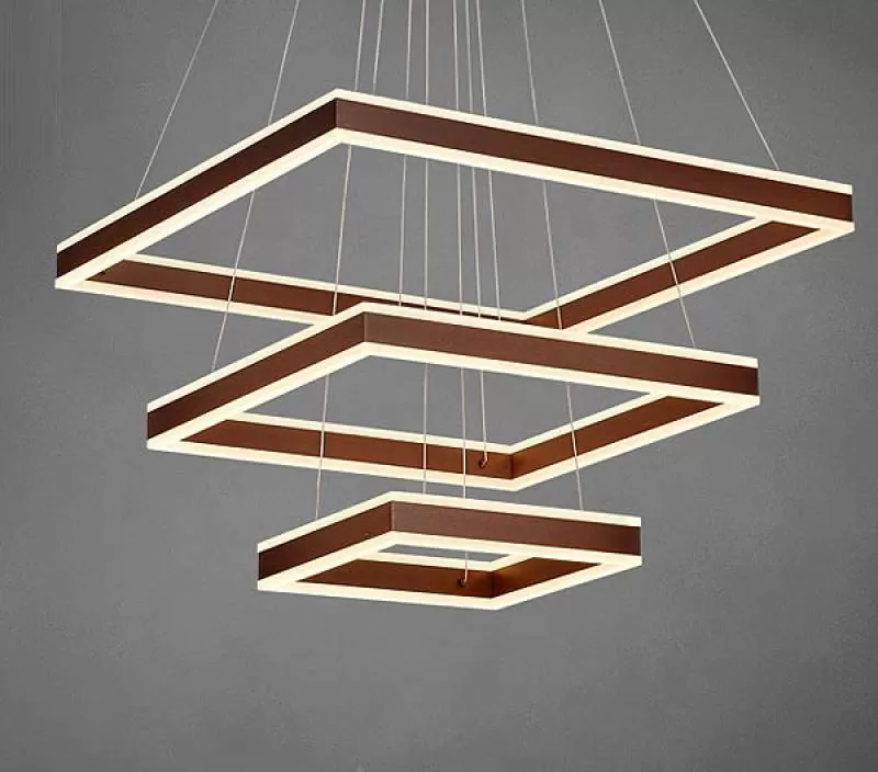 Đèn thả vuông 3 tầng Euro Era TL5065, 200 - 400 - 600 mm