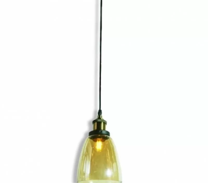 Đèn treo trần thủy tinh TT.03D, 140 x 240 mm
