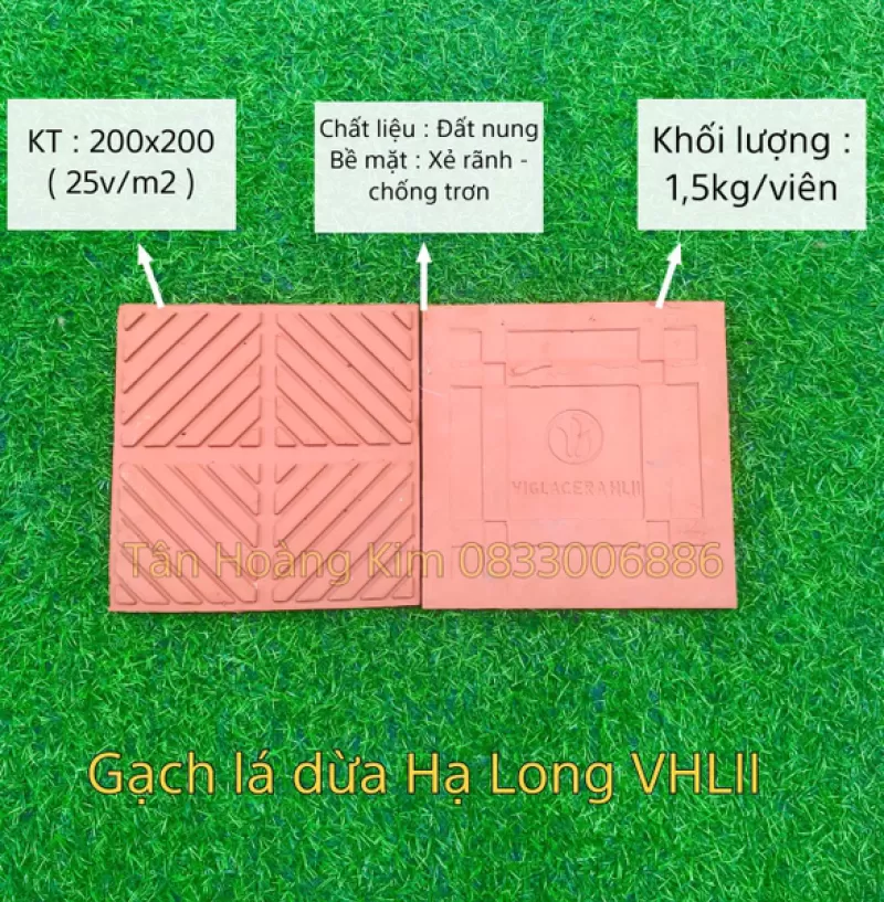 Gạch lá dừa Viglacera Hạ Long VHLII 