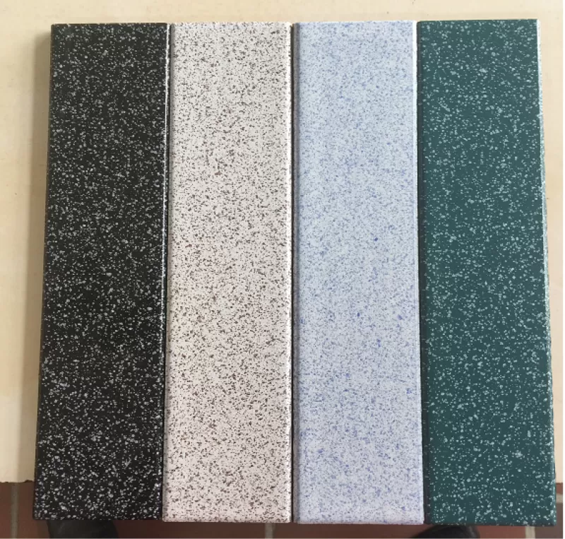 Gạch thẻ 6x24cm màu xanh chấm bi Gốm Đất Việt