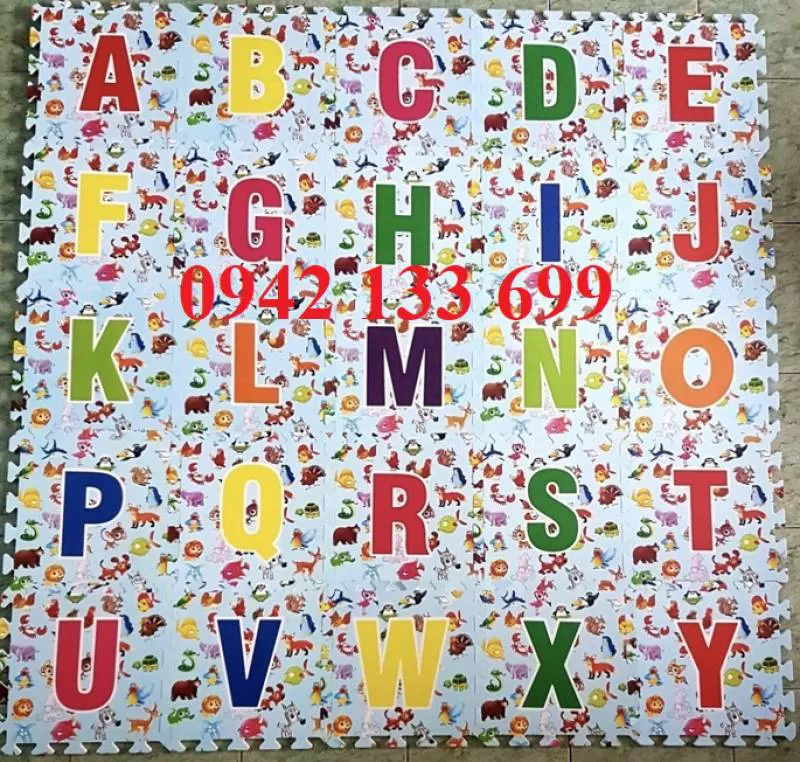 Thảm Xốp Cho Bé Hình Chữ Scan
