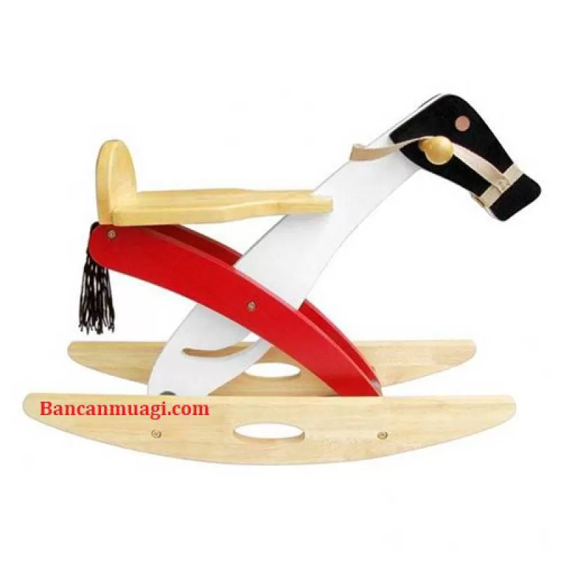 Đồ chơi Ngựa xếp bập bênh bằng Gỗ