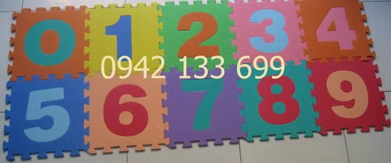 Thảm cho bé Hình Số