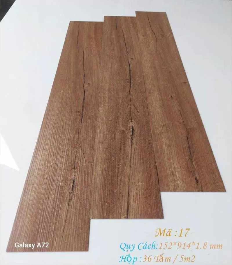 Sàn Nhựa Dán Keo M17 – 1.8*152*914 MM Siêu Đẹp
