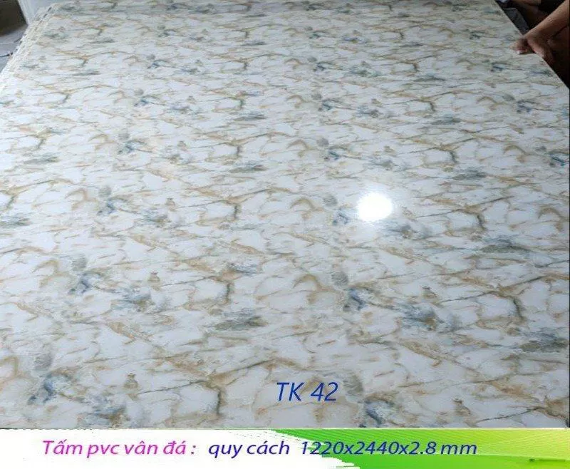 Tấm PVC Vân Đá TK42 – Siêu Bền Giá Rẻ