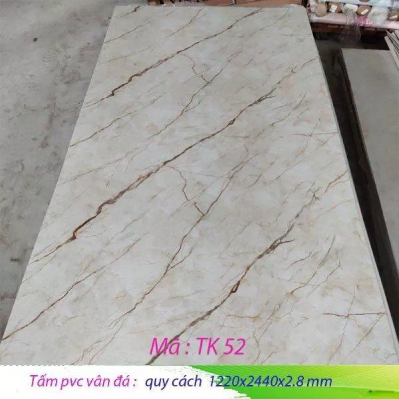 Tấm PVC Vân Đá TK52 – Siêu Bền Giá Rẻ