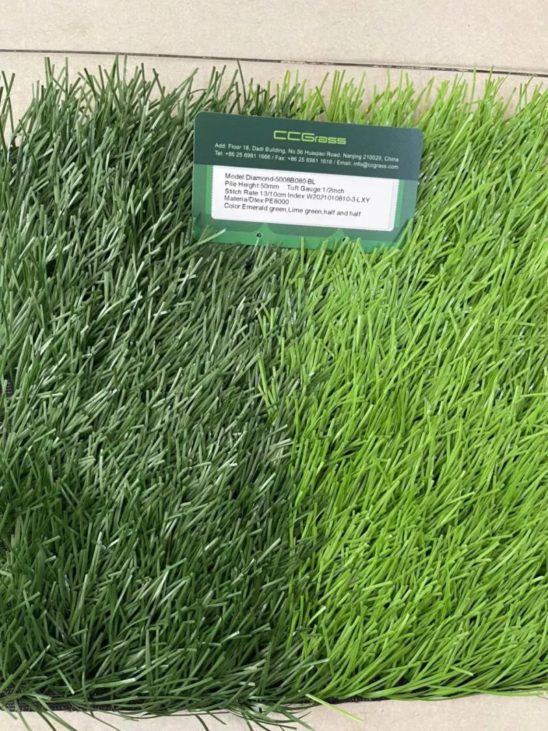Thảm cỏ nhân tạo sân bóng CCGRASS – DIAMOND-5001B080-BL