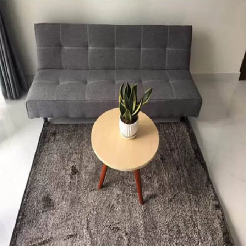 Thảm Sofa Màu Xám Đen Plaza 1179 Size 1.2 x 1.6m