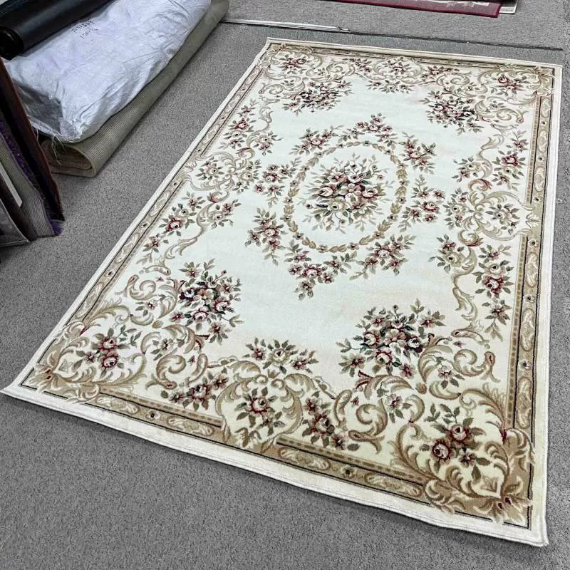 Thảm trang trí hội trường màu kem YL RB 10792 IV