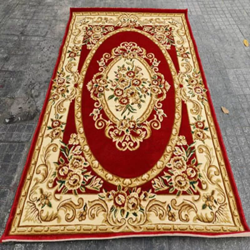 Thảm đỏ hoa văn cổ điển mã 32 KT 1.6x2.3m