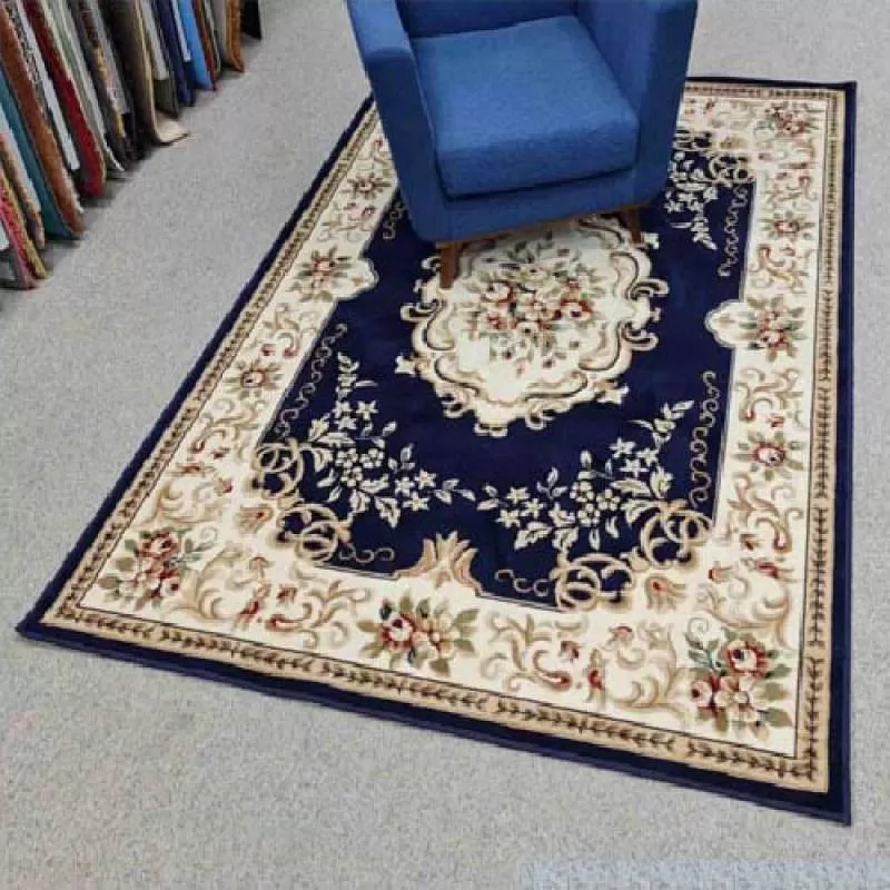 Thảm họa tiết cổ điển xanh dương YL N 2603 BT