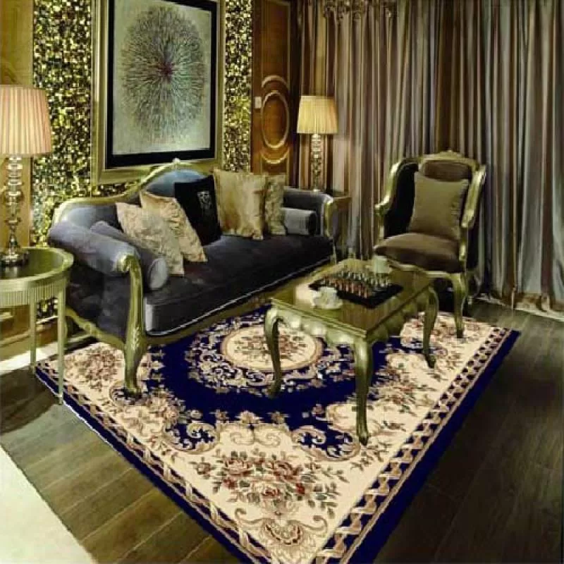 Thảm trang trí xanh dương YL N 1711 B 