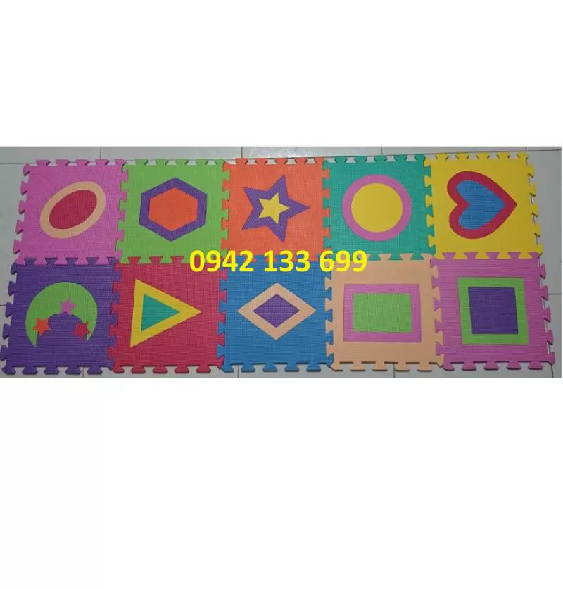 Thảm Cao Su Hình Học