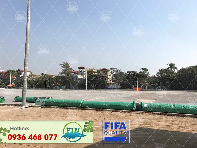 Thi công sân cỏ nhân tạo Huyện Bảo Thắng Thành phố Lào Cai