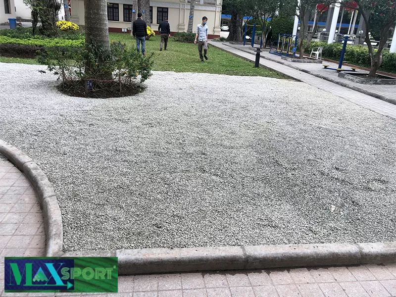 Thi công sân chơi EPDM tại đại sứ quán Trung Quốc