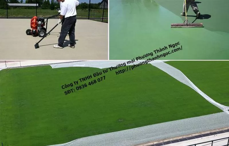 Thi công sân tennis