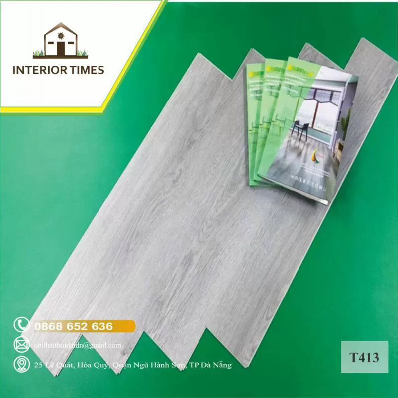 Sàn nhựa hèm khoá Tepflor T413