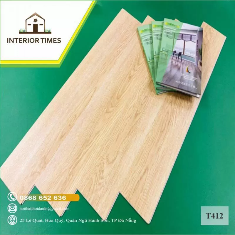Sàn nhựa hèm khoá Tepflor T412