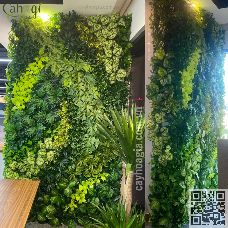 Thi Công Tường Cây Giả Văn Phòng Công Ty Tại Toà Nhà Lancaster 