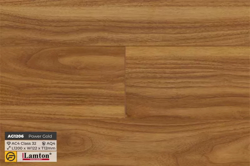 Sàn gỗ công nghiệp LAMTON Aquaguard - 12 mm
