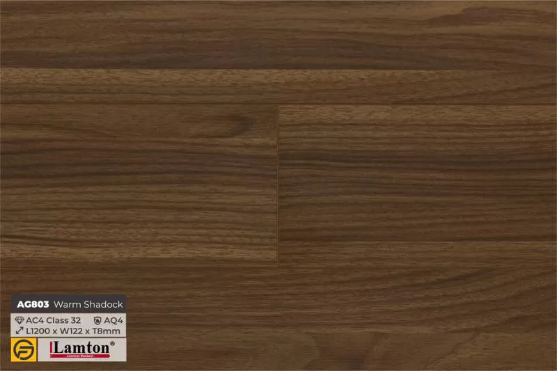 Sàn gỗ công nghiệp LAMTON Aquaguard - 8 mm