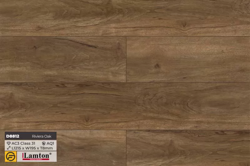 Sàn gỗ công nghiệp LAMTON Rustic - 8 mm